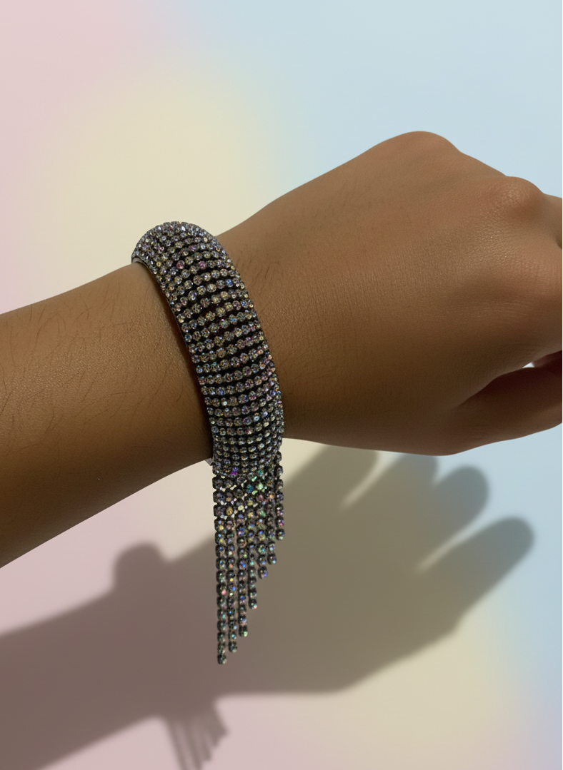 Silver Crystal Shimmering rhinestones Bracelet